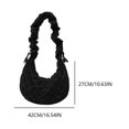 thumbnail image 2 of Bolso Tote Acolchado FLhrweasw Hombro Acolchado Hobo Grande Negro, 2 of 9