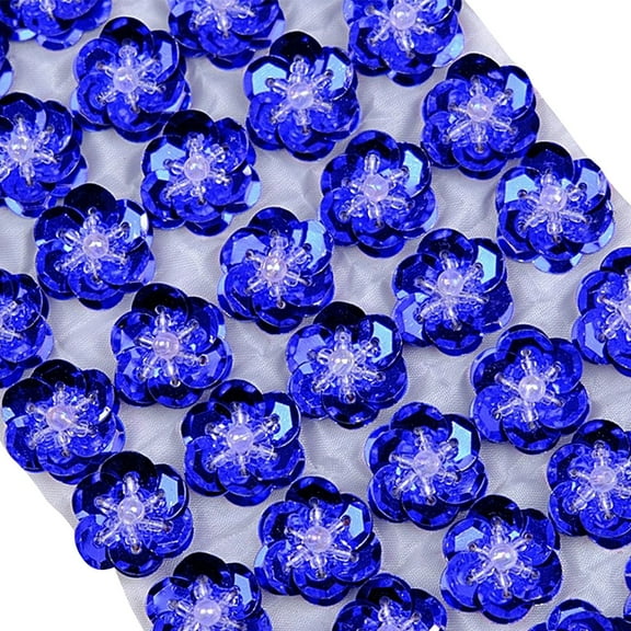 100 Pcs 2Cm Sequin Flowers Handmade Sewing Flat Back Patches, Diy Wedding Crafts Shoes Bags Garment Accessory, Stage Performance Clothing Decoration Accessories