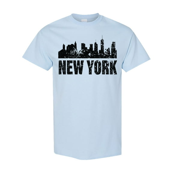 Inktastic New York Skyline Grunge T-Shirt