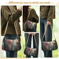 thumbnail image 4 of FORMRS Womens Shoulder Bag with Chain Strap Clutch Purse Cute Tote Handbag, Psychedelic Forest, 4 of 7