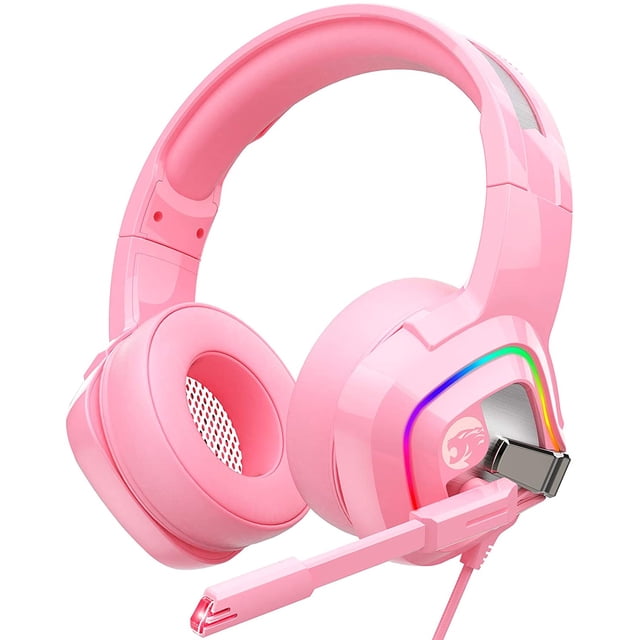 Audífonos Alambricos Ziumier Z66 Rosa Ziumier Xbox One Play Station Nintendo Switch