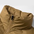 thumbnail image 5 of Maoxin Mens Jacket Fashionable Men's Solid Color Long Sleeve Hoodless Casual Outwear Jackets Khaki L, 5 of 8