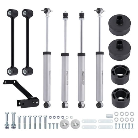 BFO 2.5" Leveling Lift Kit for Jeep Wrangler JK 2007-2018 Spacers Shocks Bracket Set