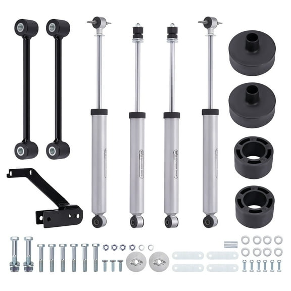BFO 2.5" Leveling Lift Kit for Jeep Wrangler JK 2007-2018 Spacers Shocks Bracket Set