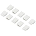 thumbnail image 1 of Unique Bargains 2.54mm Closed Short Circuit Cap Jumper Cap Blocks Connector, White 40 Pack, 1 of 4