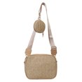 thumbnail image 1 of Bolso de mano para mujer, bolsos casuales de paja, bolsos de moda, bolsos cruzados, 1 of 7