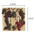 thumbnail image 3 of Vintage Harvest Grapes Double Switch Multi Earth Double Switch, 3 of 5