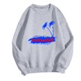 thumbnail image 2 of Vedolay Womens Tops Hoodies for Women Oversized Sweatshirts Turtleneck Pullover Long Sleeve Hoodies Tops,Gray S, 2 of 3