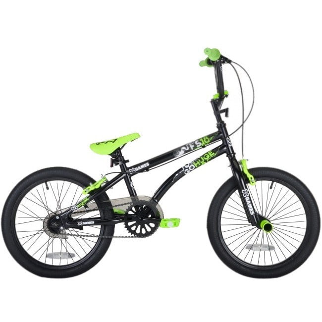 black and green bmx