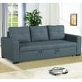 thumbnail image 2 of sofá cama POUNDEX color gris azul polifibra, 2 of 4