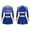 Blue, variant on Girls Children Cheerleading Outfit Schoolgirl Cheer Team Uniform Dancewear Long Sleeve Shiny Rhinestone Dress Black&Hot Pink 8