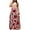 Pink, variant on Sexy Dance Women Summer Autumn FloralPrint Boho Skirt Dress Short Sleeve Party Bodycon Long Maxi Dress Beach Sundress