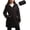 Premium Black, variant on Steven Madden Women's Winter Coat - Packable Long Length Quilted Puffer Parka Jacket for Women, S-XL