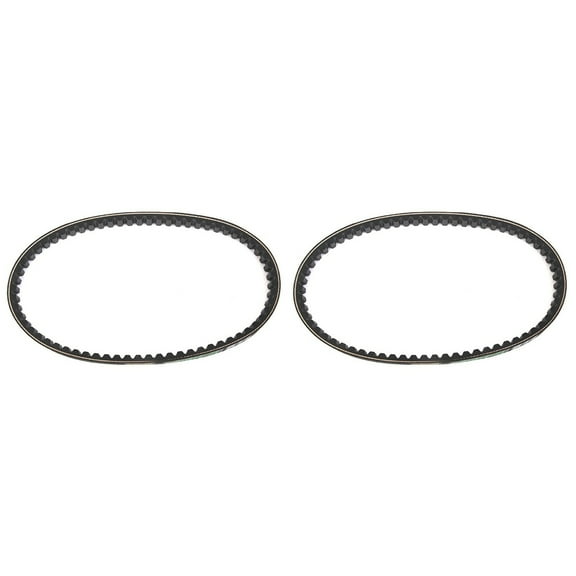HOMEMAXS 2pcs Rubber Drive Belt 669 18 30 Motorcycle Motorbike Scooter Moped 50cc to 80cc