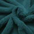 thumbnail image 5 of Home Soft Things Solid Light Faux Fur Bedrest Pillow - Deep Teal - 20" x 18" x 17", 5 of 5