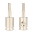 thumbnail image 1 of 2PCS Amp Input Reducer 0 Gauge to 4 Gauge Brass Power Ground Wire Reducer for Car Universal, 1 of 5