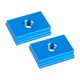 thumbnail image 5 of 2 piezas de plantilla de tuerca de ranura, tornillo, deslizador de riel de aleación de aluminio práctico y duradero para M8 Azul, 5 of 5