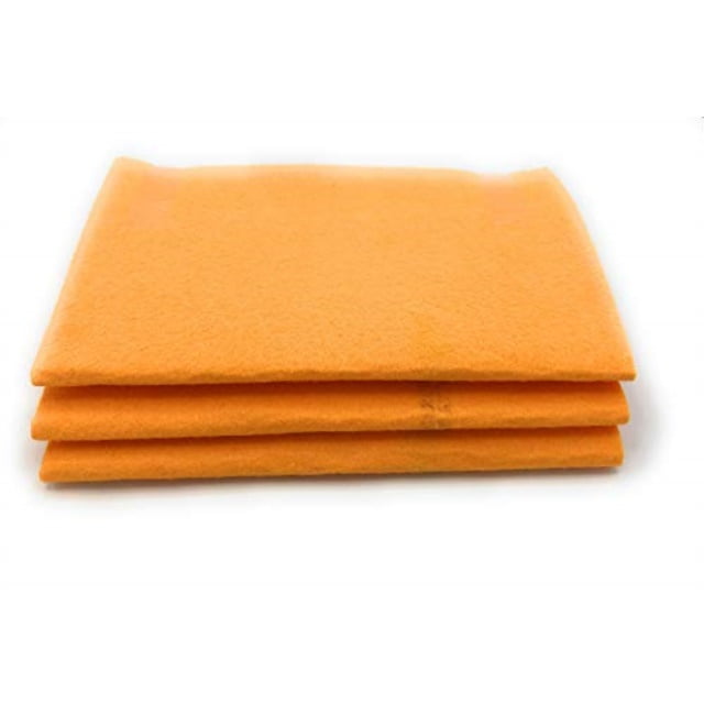 Yellow Synthetic Fast Drying Absorber Chamois Shammy Towel Cloth 27" X 17" New 