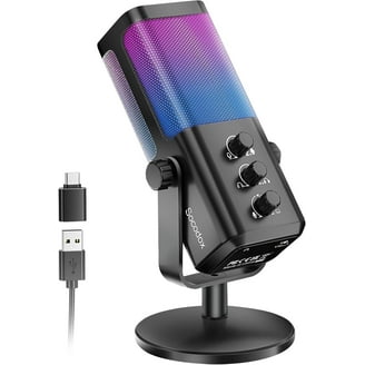 HyperX QuadCast – USB Microphone for Streaming on PC, PS4 & Mac