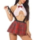 thumbnail image 2 of Ropa sexy de Navidad Traje de tentación uniforme de cosplay Ropa sexy de tela tejida de encaje, Blanco, L Inevent XX000039-09, 2 of 7