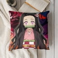 thumbnail image 3 of Kamado Nezuko Pillow Case Soft Pillow Cover Pillowcase Decorative Cushion Cover Home Decor 22 "x22 ", 3 of 8