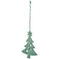 thumbnail image 5 of Northlight Wooden Cut Out Christmas Tree Ornament - 4.75" Teal Green, 5 of 7