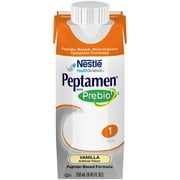 Nestle Peptamen with Prebio 1 Oral Supplement Vanilla 250 mL Carton
