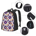 thumbnail image 2 of Fotbe record rock Skull star Mochila para Hombre y Mujer - Tela Oxford 600D Resistente - Mochila Impermeable de Gran Capacidad para Escuela, Viajes y Senderismo, 2 of 6