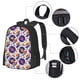 thumbnail image 2 of Balery record rock Skull star Mochila para hombre y mujer - Tela Oxford 600D resistente - Gran capacidad, resistente al agua, ideal para la escuela, viajes y senderismo, 2 of 6