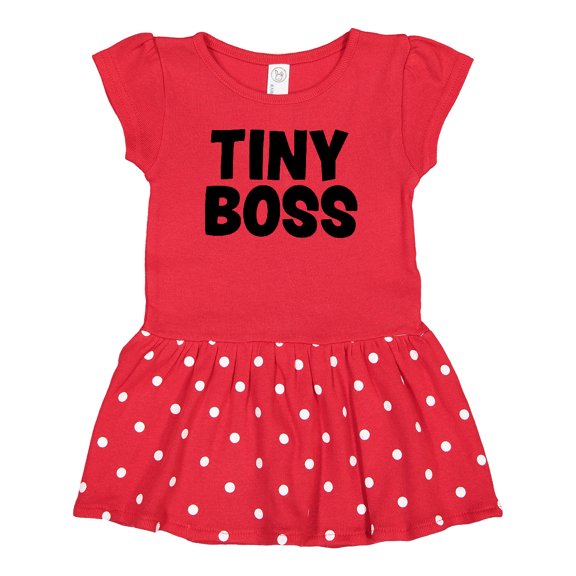 Inktastic Tiny Boss Gift Baby Girl Dress