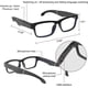 thumbnail image 4 of Smart Glasses, Bluetooth Sunglasses with Speakers, One-Click Control, Clear Calls Game and Anti-blue Light Lenses (Black), 4 of 4