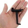 thumbnail image 5 of Pretyzoom 10Pcs Multi Purpose Black Utility Hooks for Garage and Workshop Pegboard, 5 of 8