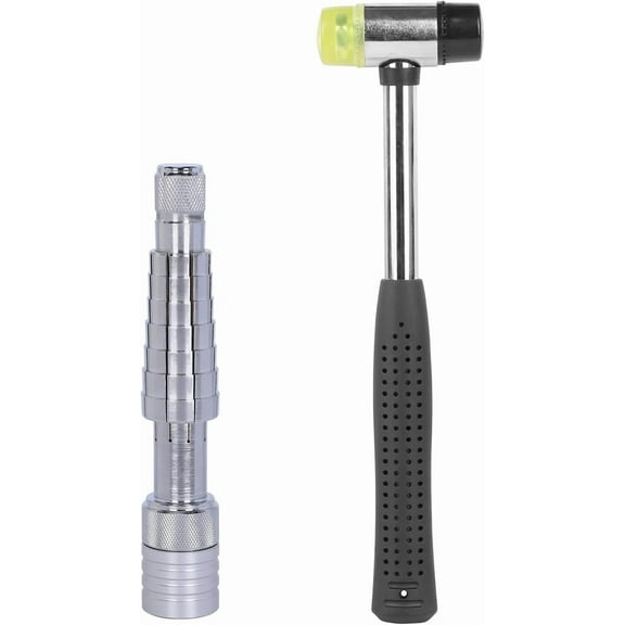 Ring Stretcher Tool Kit with Jewelry Rubber Mallet Ring Expander and Extender Tool for Ring Sizing Making and Repair
