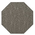thumbnail image 1 of Furnish My Place Indoor Floor Rug - 10 ft. Octagon, Neutral, Geometrical Print, Customized Area Rug for Bedrooms, Hallways, Living Rooms, 1 of 6