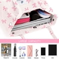 thumbnail image 2 of Ayieyill Corduroy Tote Bag for Women Girl Canvas Shoulder Cord Purse with Inner Pocket (Bowknot), 2 of 6