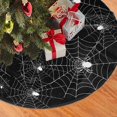 thumbnail image 2 of Halloween Spider Web Christmas Christmas Tree Skirt, New Year Festive Holiday Party Decorations 30", 2 of 4