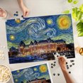 thumbnail image 4 of Lantern Press 1000 Piece Jigsaw Puzzle, Victoria, BC, Starry Night, 4 of 5