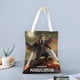 thumbnail image 2 of Ahsoka Tano Bolso de tela con estampado de lienzo para mujer, bolsa de compras reutilizable y estética, con cremallera interior, regalo para mujer,40*45cm., 2 of 6