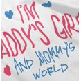 thumbnail image 4 of Cute Daddy's Girl and Mommys World Youth T Shirt Tee Girls Infant Toddler Brisco Brands 18M, 4 of 5