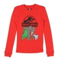 thumbnail image 3 of Jurassic World Boys' Movie Film Park Logo Icon Tight Fit Sleep Pajama Set, 3 of 7