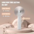 thumbnail image 3 of Mini Ventilator USB Handheld Rechargeable Battery Foldable Portable Ventilator Small Quiet 2 Adjustable Speeds for Outdoor and Home Use, 3 of 5