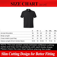 thumbnail image 2 of Hanes Ecosmart Jersey Polo T-Shirt, Men's Short Sleeve Solid Tee, Black Shirt, S, 2 of 5