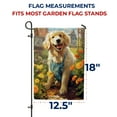 thumbnail image 7 of America Forever Spring Summer Golden Retriever Dog Garden Flag 12.5 x18 inch Double Sided Golden Retriever Puppy Floral Spring Garden Flag for Outdoor Dog Flag Yard Decoration, 7 of 7