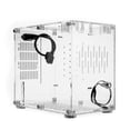 thumbnail image 2 of Transparent Mini ITX Chassis for High Performance Hardware, SFX Power Supply, 360 Heat Dissipation, Small and Light, Computer Case, 2 of 7