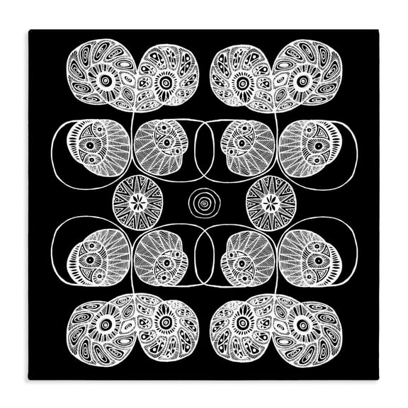 Stupell Industries Detailed Rounded Elementals Canvas Wall Art, design by El Perkin