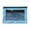 ZZ Sky Blue, variant on Zhi 3 Ring Zipper Pencil Pouch Binder Cosmetic Bag Durable Nylon Pouch for Stationery Cosmetic and Small Item Storage Use