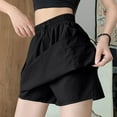 thumbnail image 3 of REALiKUN Cargo Skorts Women Hiking Pants Ladies Casual Shorts Y2K Parachute Pant Bermuda Short Skirt, 3 of 6