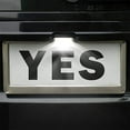 thumbnail image 1 of 1Pcs DC 12V Car Rear Trunk Switch Assembly License Plate Lamp Warm White Light Reverse Rear License Plate Lamp, 1 of 9