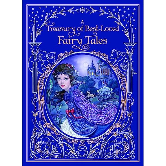 Pre-Owned Treasury of Best-loved Fairy Tales, A (Barnes & Noble Leatherbound Classics) Hardcover