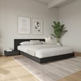 thumbnail image 5 of Satori 4 Piece Low Platform Queen Bedroom Set in Black, 5 of 5
